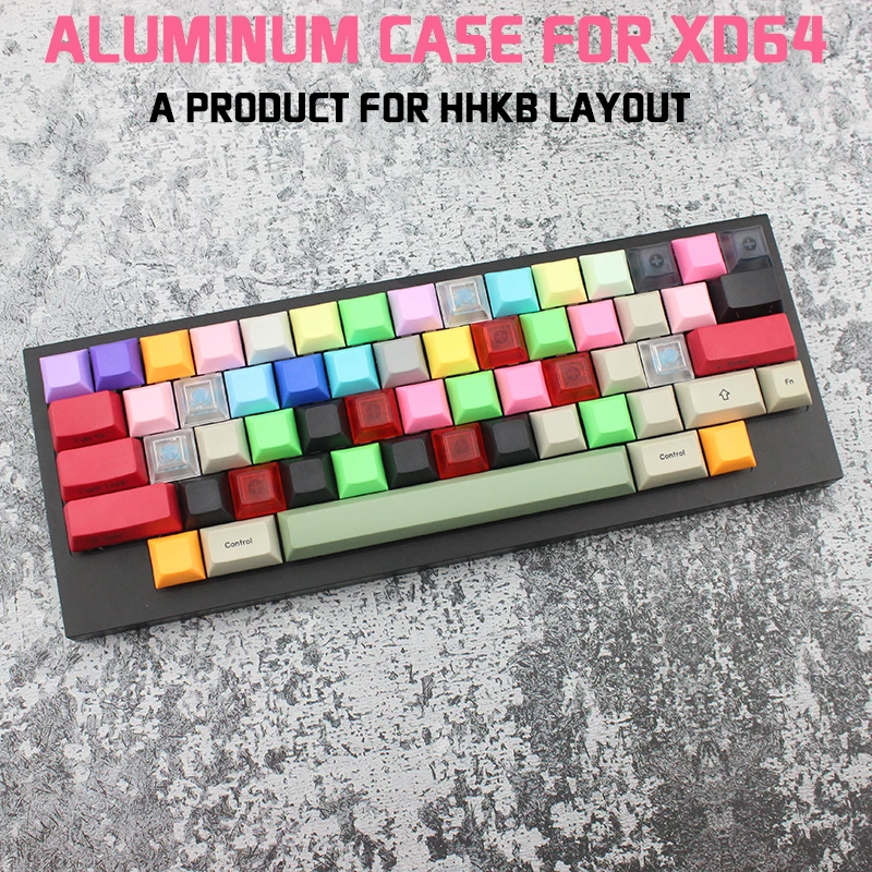 Алюминиевый корпус ID 60 Hhkb компоновка Акриловые Панели могут поддерживать Gh60