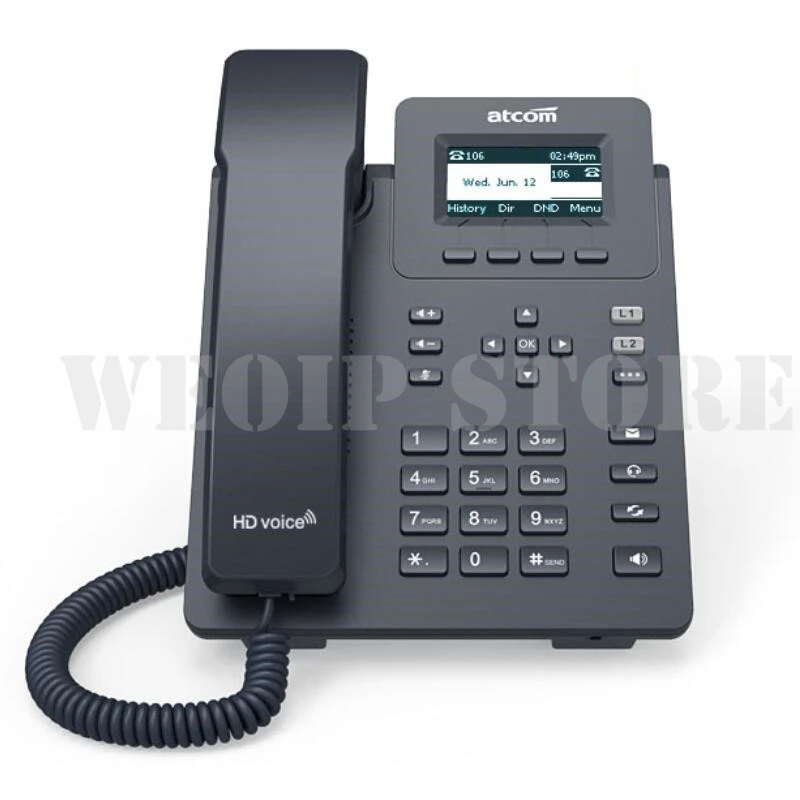 Новый D20 VoIP SIP телефон офисный Настольный IP 6 sip линий |