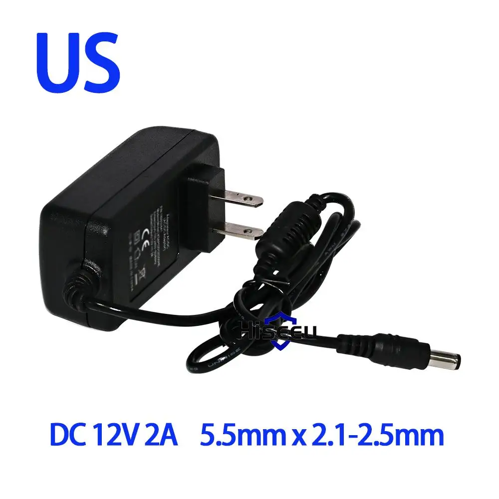 

AC 100-240V to DC 12V 2A Switch Switching Power Supply Converter Adapter EU UK US AU 5.5mm*2.5mm Plug Free Shipping