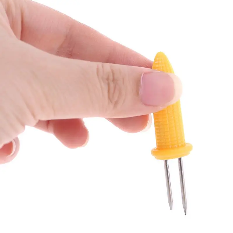 Набор держателей для Кукуруза в початках шампуров барбекю двойной зубец