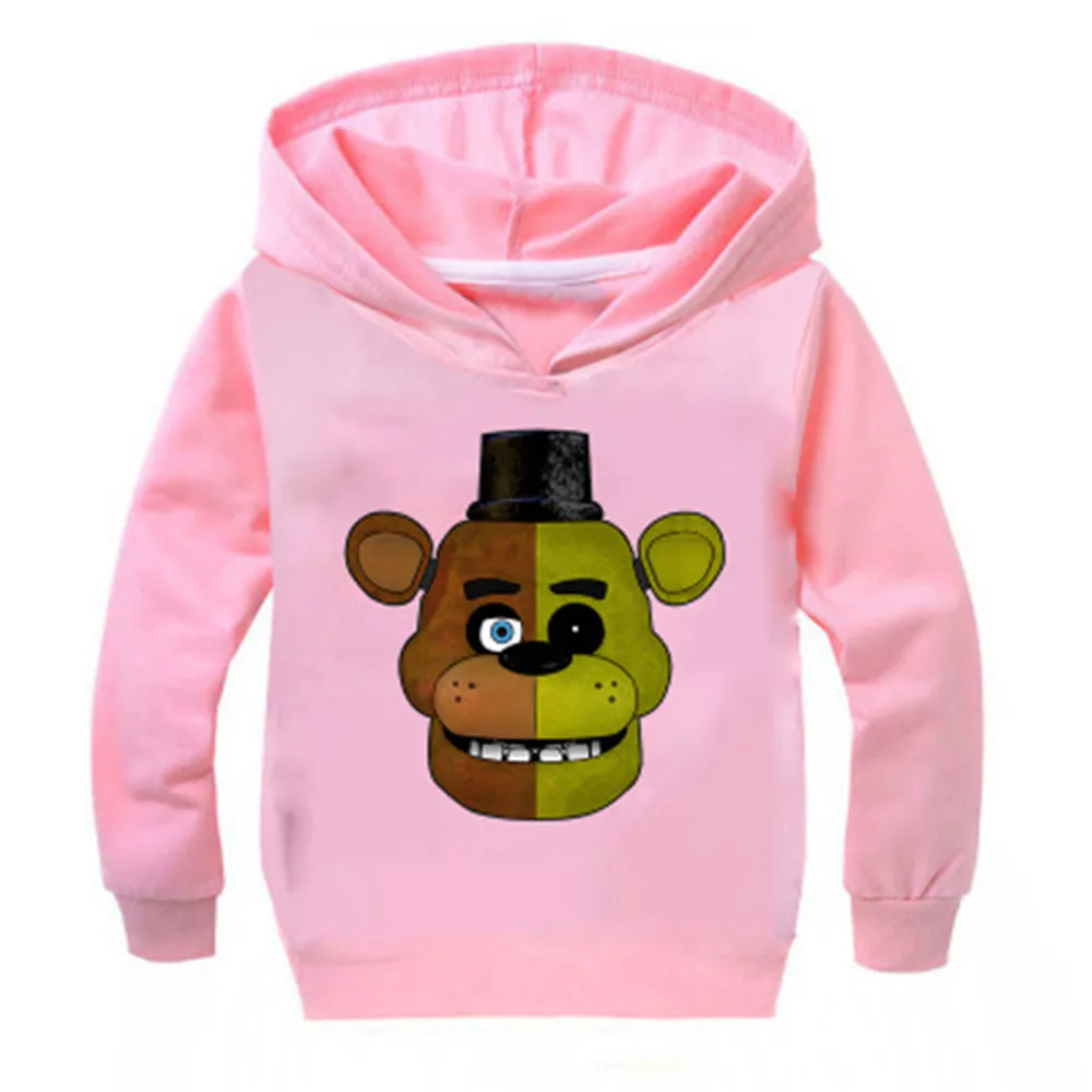 Детская хлопковая толстовка с длинным рукавом пять ночей у Фредди| |