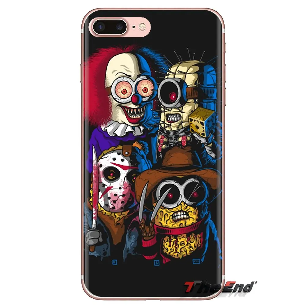 For Samsung Galaxy S3 S4 S5 Mini S6 S7 Edge S8 S9 S10 Plus Note 3 4 5 8 9 Soft Transparent Cases Covers movie Horror icons |