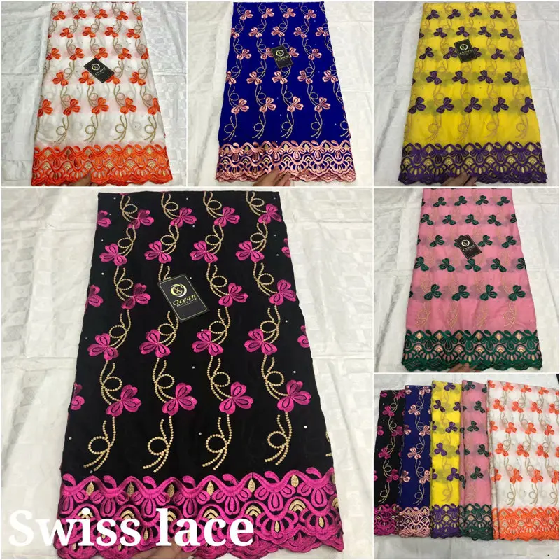 Королевский синий цвет нигерийская африканская кружевная ткань высокого
