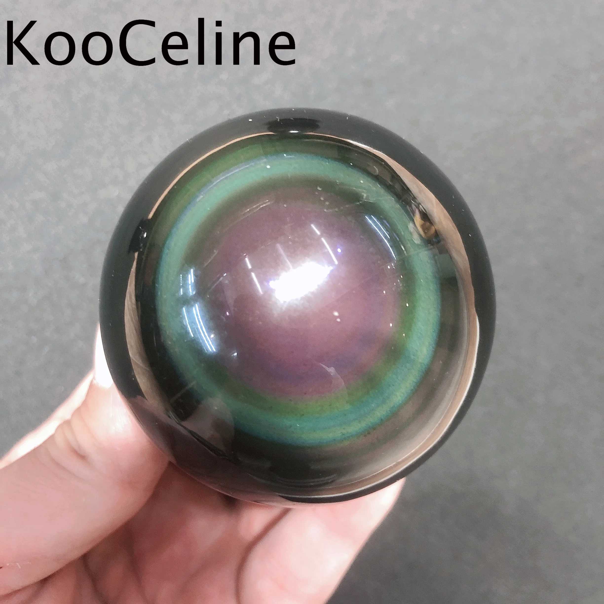 

AAAA Natural Crystal Quartz Rainbow Obsidian Sphere Energy Ball Reiki Stone Home Office Aquarium Decoration Accessories Gemstone