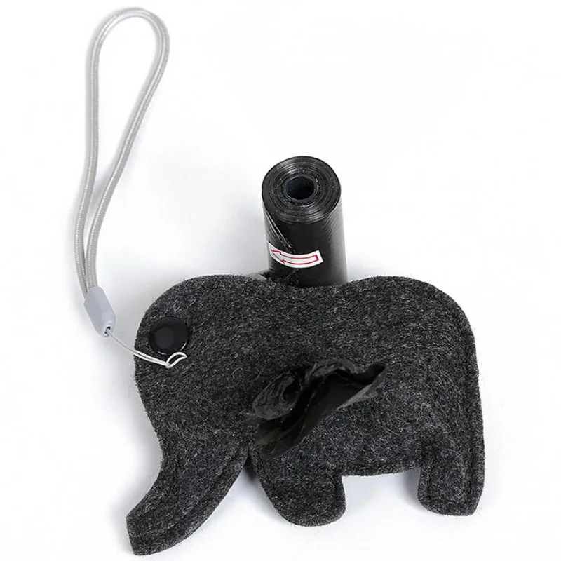 Симпатичный держатель для собак сумки уборки на открытом воздухе чистки отходов