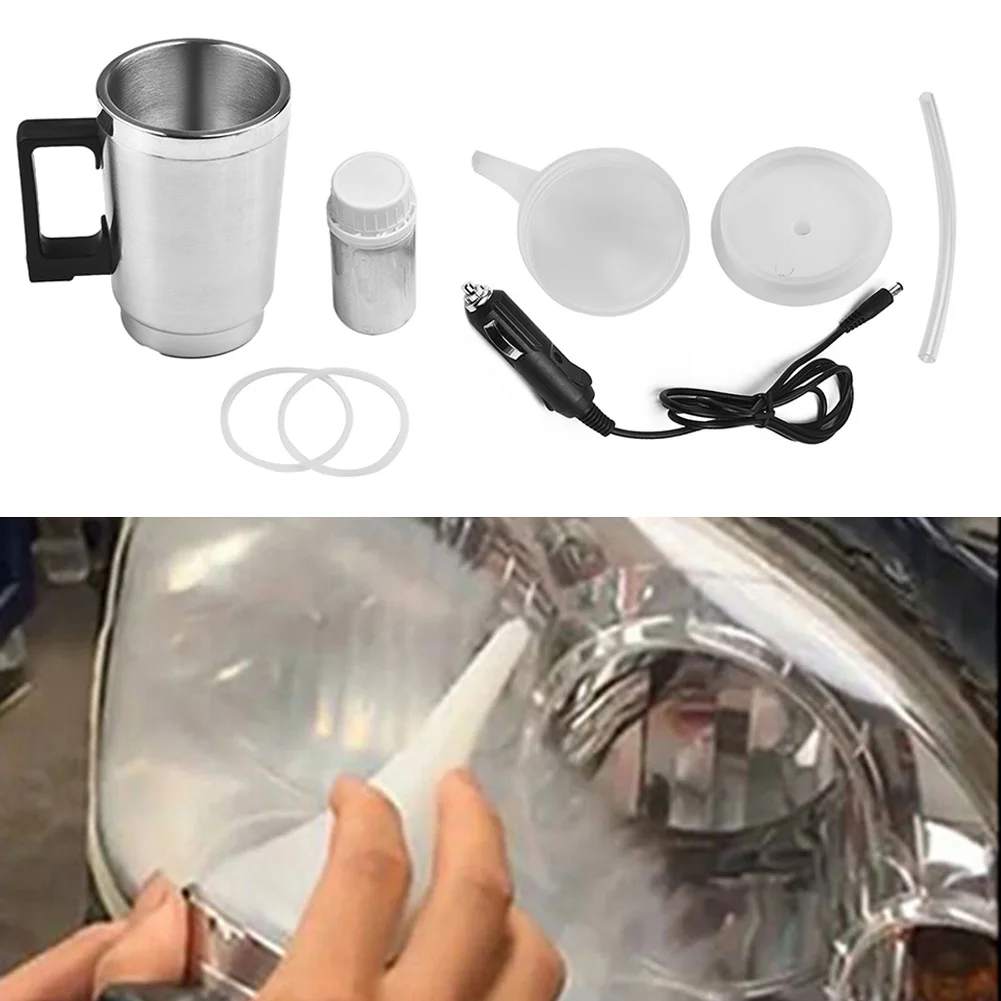 

Car Headlight Lens Restoration Kit Atomizer Spray Cup+2*Lid+50ml Refurbish Fluid ForBMW FOR GOLF FORAUDI FOR All Car Model