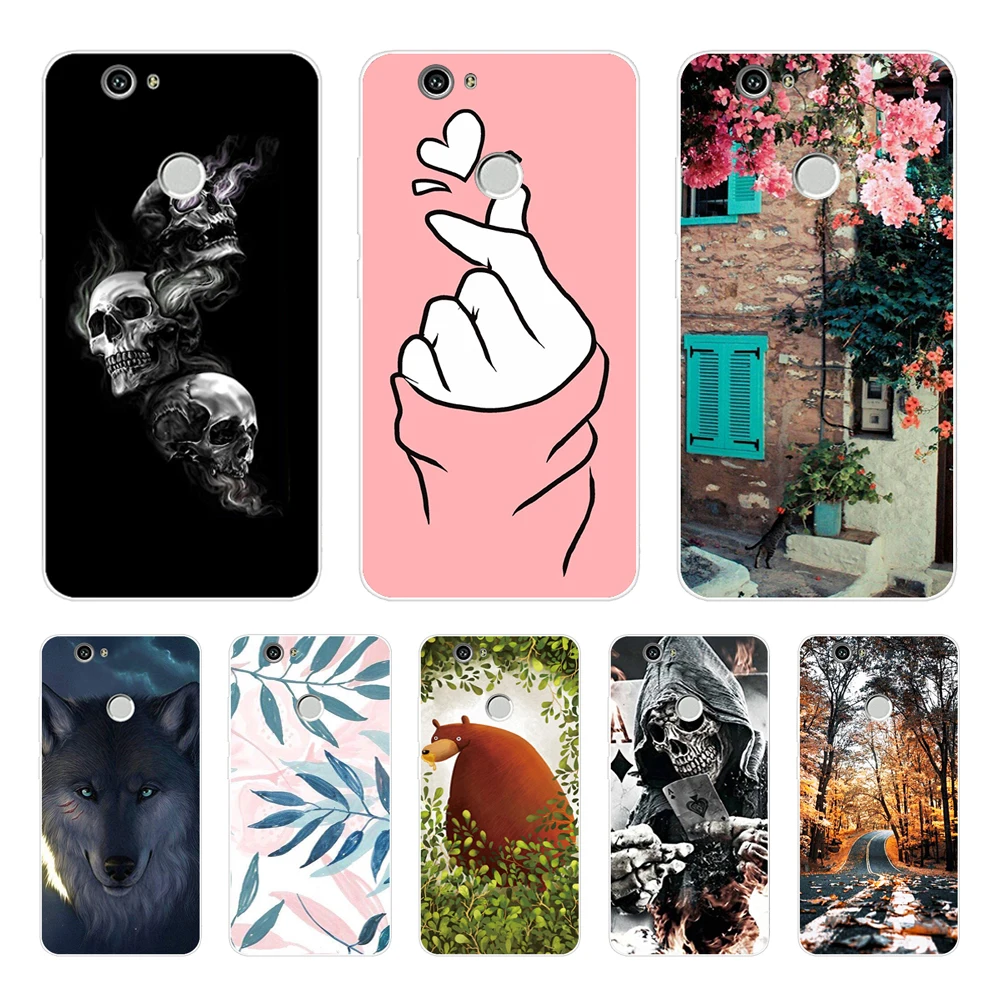 Чехол для телефона с рисунком для Huawei Nova, Женский Мягкий чехол из ТПУ для huawei nova CAN L11 5,0 дюйма, чехол с рисунком кошки, совы