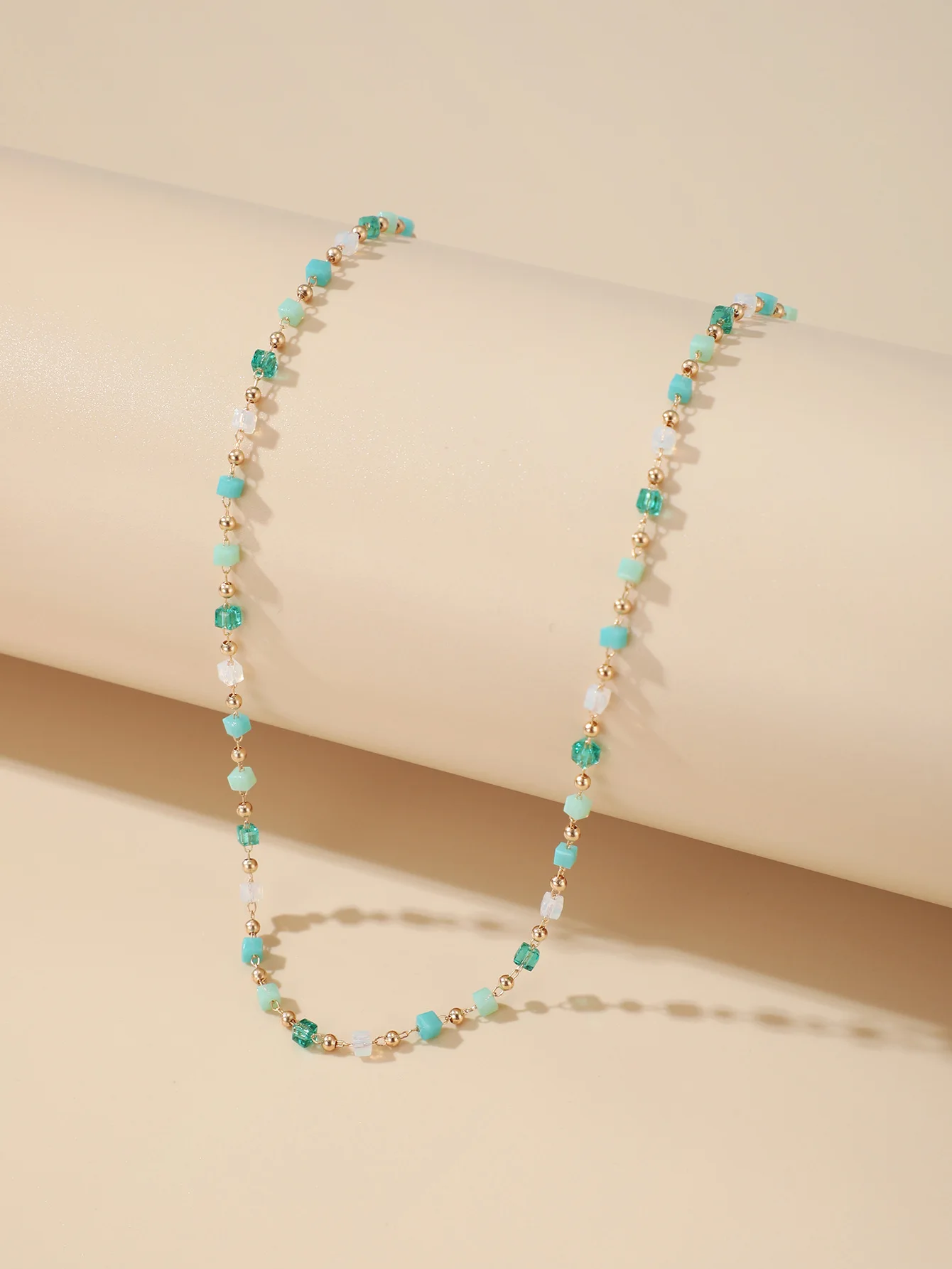

Vintage Bohemian Colorful Bead Chain Chokers Necklace for Women Handmade Party Wholesale Naszyjnik Women Charm Jewelry