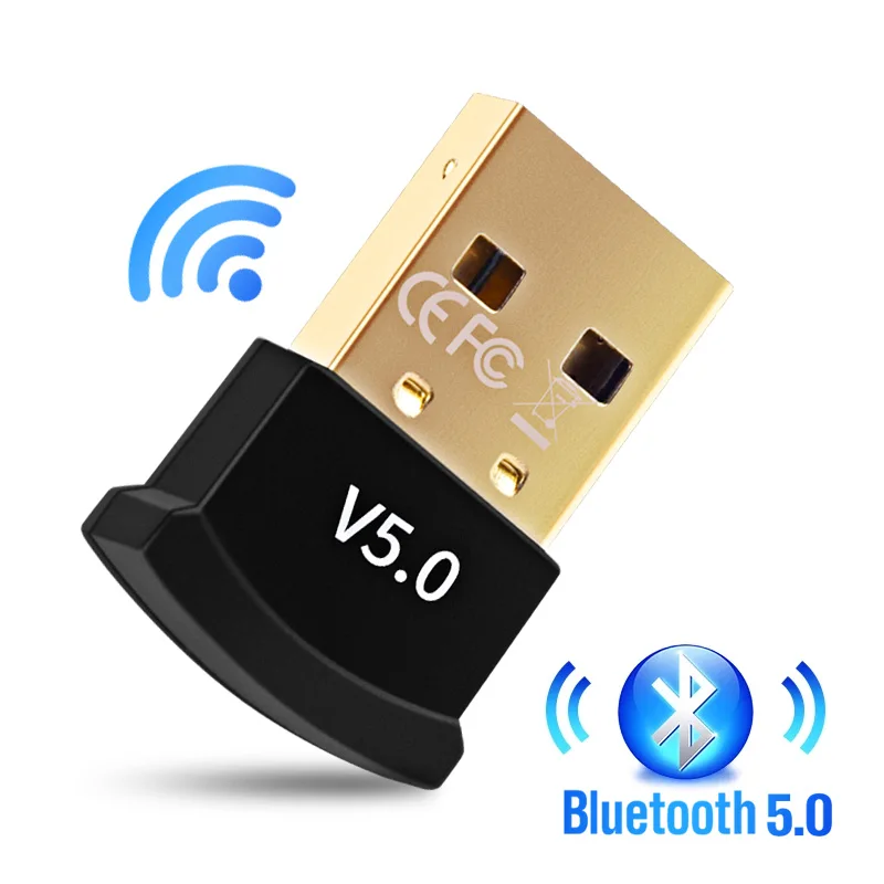 True 5 0 Bluetooth адаптер USB передатчик для ПК компьютер рецептор ноутбук наушники аудио
