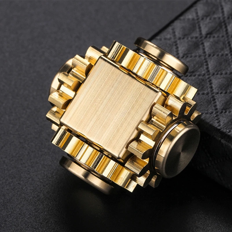 Высокое качество ручной Спиннер для пальца гироскоп куб медный механический