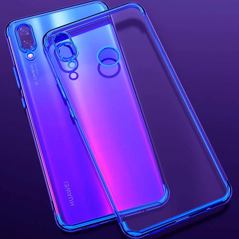 Чехлы для Huawei Mate 30 P40 P30 Pro P20 Lite Nova 6 6SE 5T 3 7i 3e Honor 20 V30 V20 8X прозрачный мягкий