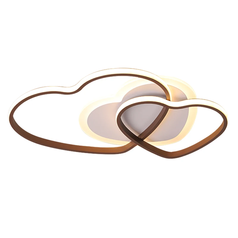 

Bedroom led ceiling light simple modern warm home heart-shaped children's room lighting acrylic restaurant den ceiling lamp