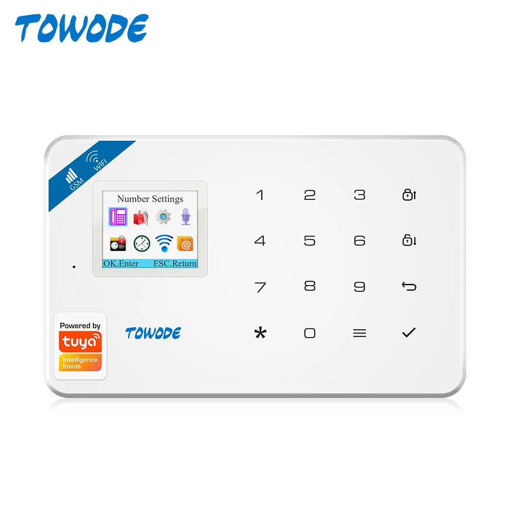 Система сигнализации TOWODE с Wi Fi и GSM 433 МГц|io io|ios wifisystem alarm |