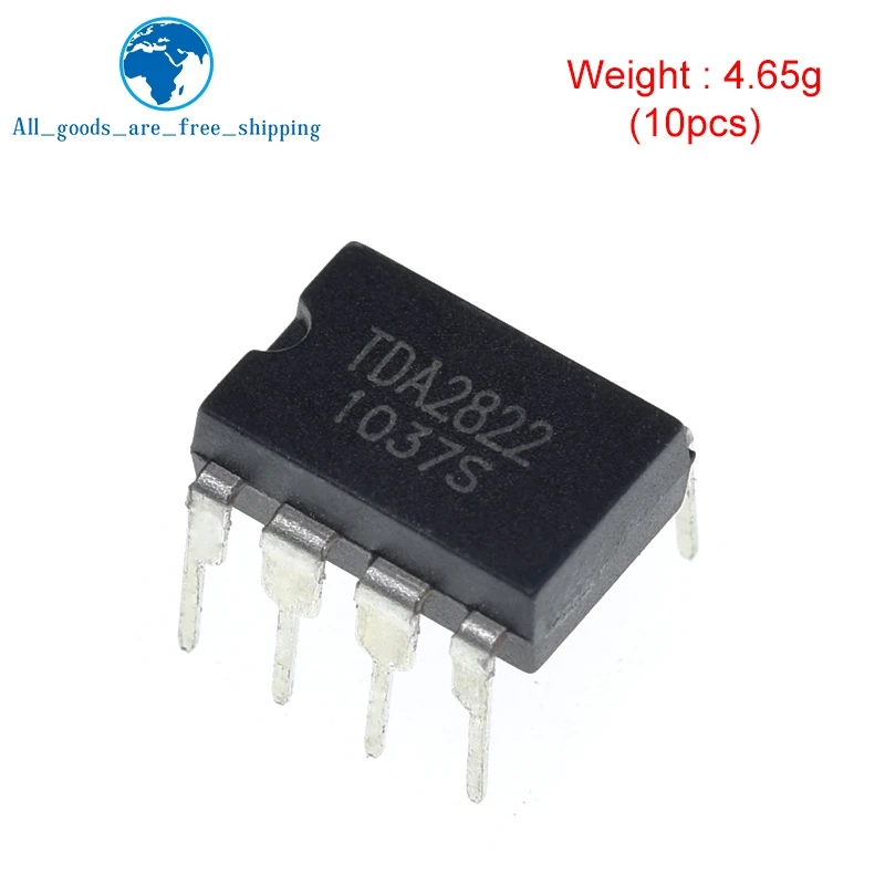 10 шт. TDA2822M DIP8 TDA2822 DIP 2822M 8 новый и оригинальный IC|Интегральные схемы| |
