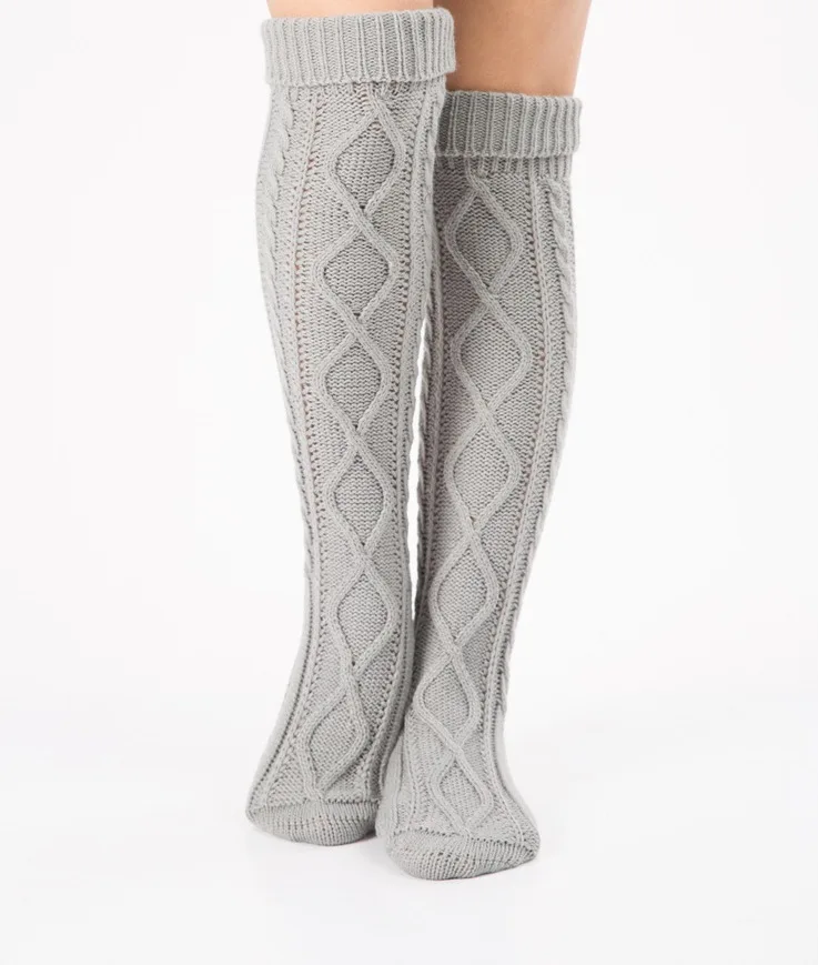 

Customized Socks Women Girls Stockings Manufacture Wholesale Knee High Socks Drop Shipping Supplier Low Minimum Custom Socks