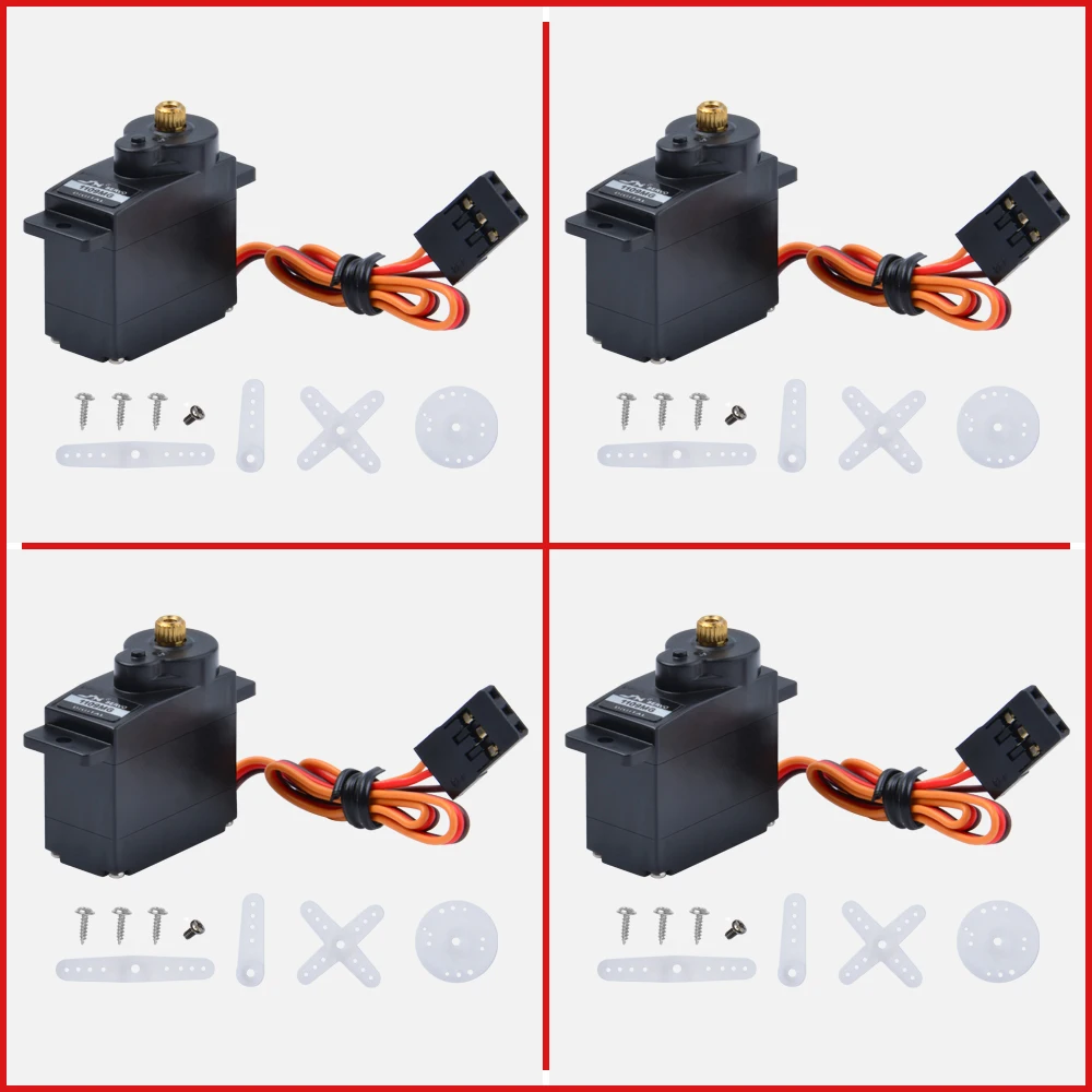 4 шт JX Servo PDI-1109MG 9 г 2 5 кг металлическая Шестерни цифровой Core Для неизменяемой