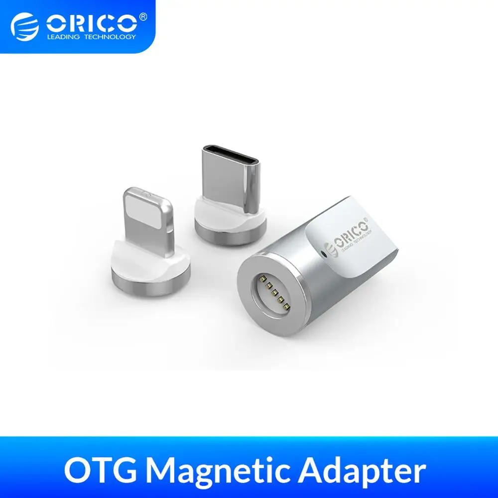Магнитный адаптер ORICO Micro USB для устройств Android разъем зарядки iphone Samsung Xiaomi