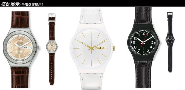 Ремешок для часов 17 мм 19 ремешок из натуральной телячьей кожи черный коричневый