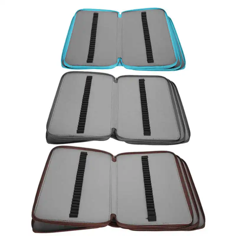 200 Слоты PU большой Ёмкость ручка чехол карандашница 4 ‑Layer Classifid сумка для