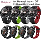Ремешок силиконовый для Huawei Watch GT Band, спортивный браслет для Huawei Honor watch Magic Ticwatch pro, M7, оригинал
