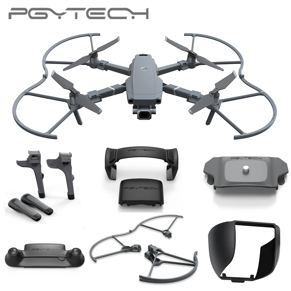 PGYTECH для DJI Mavci 2 Pro Zoom 6 шт. комплект пропеллер держатель+ шасси+ защита пропеллера+ бленда+ крепление разъема