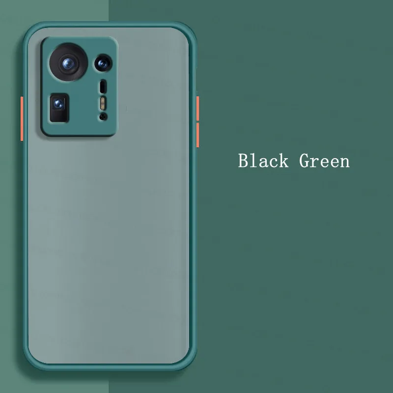 For Xiaomi Mix 4 Case for Xiaomi Mix 4 Poco M3 X3 F3 Pro Coque Silicone Matte Translucent Shockproof Bumper Cover For Mi 11 10