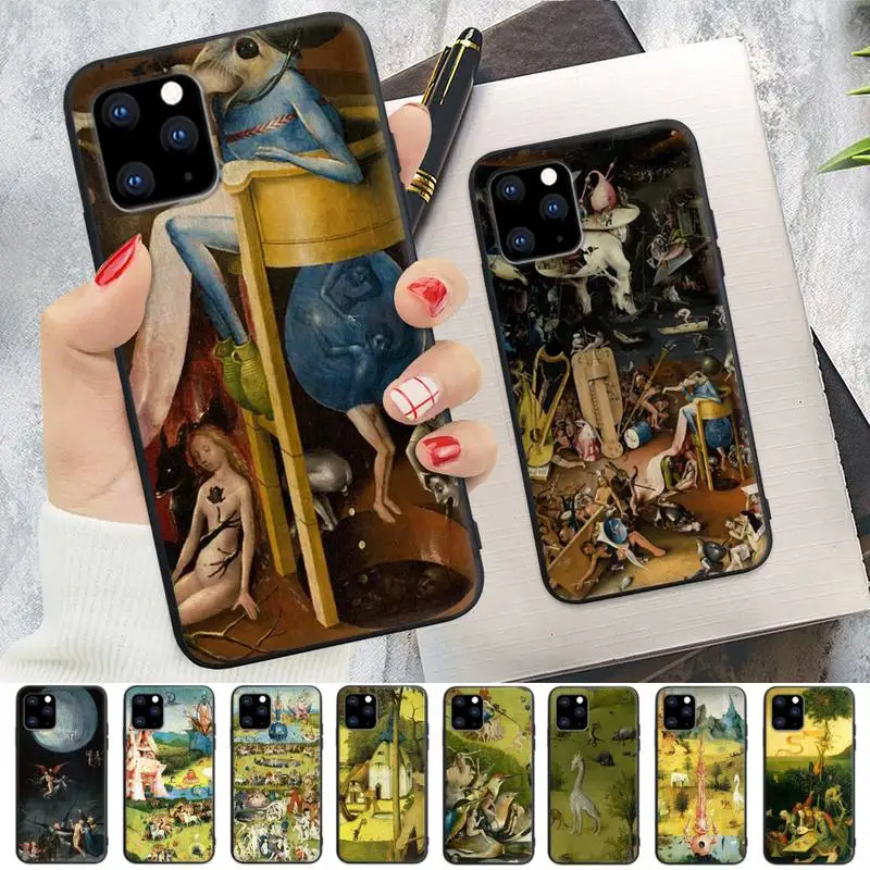 

Webbedepp Hieronymus Bosch Phone Case For IPhone 12 11 Pro Max 7 8 6 6s Plus Se 2020 X Xs Xr 5 5s Silicone Cover
