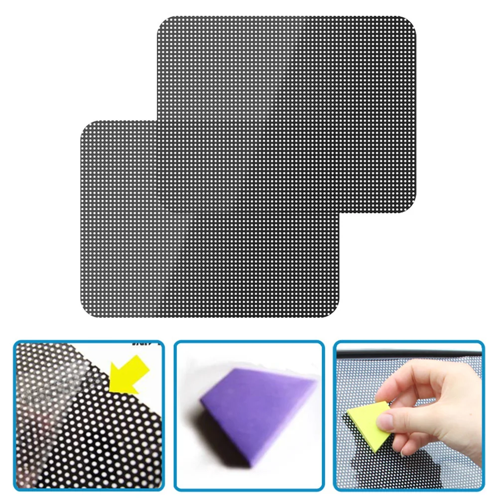 2 шт солнцезащитный занавес для автомобиля анти УФ Блок пленка статические