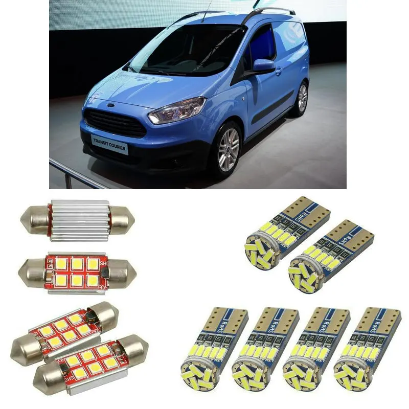 Внутренние светодиодные автомобильные фары для Ford transit connect p65 p70 p80 курьерская