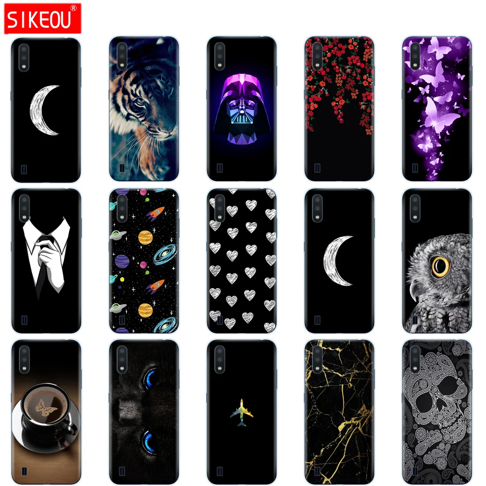 Чехол для Samsung A01 Мягкая силиконовая задняя крышка чехол телефона Galaxy GalaxyA01 A 01 A015 5