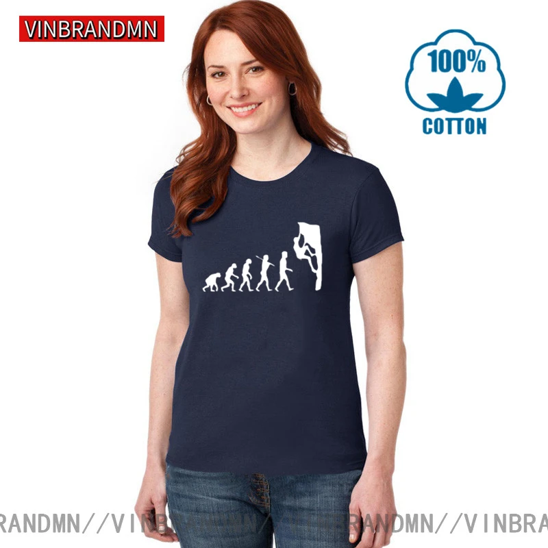 

Крутая женская футболка с эволюцией скалолазания, женская футболка для скалолазания, женская футболка, женская футболка, топы для девочек, ...