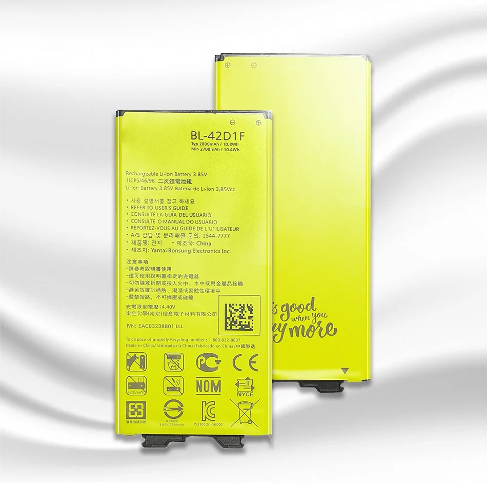 Новый 2800 мА/ч BL 42D1F Батарея для LG G5 VS987 US992 H820 H830 H840 H850 H860 H868 LS992 F700 BL42D1F Батарейки +