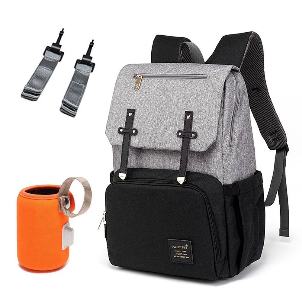 

Large Capacity Diaper Bag Backpack Waterproof Maternity Bag Baby Diaper Bags with Usb Interface Mummy Travel Bag for Stroller