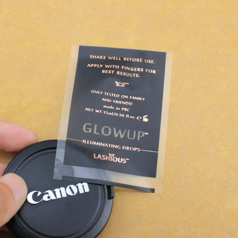 Самоклеящиеся водонепроницаемые этикетки с информацией о питании для упаковки