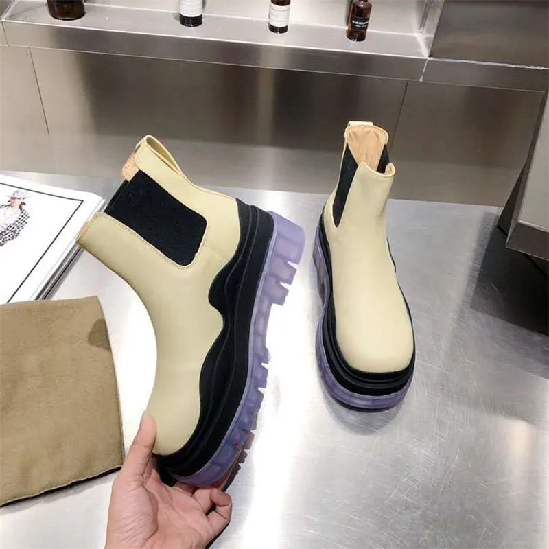 

Женские ботильоны из натуральной кожи без застежки, разноцветные модные брендовые женские ботильоны, модельная женская обувь с круглым нос...