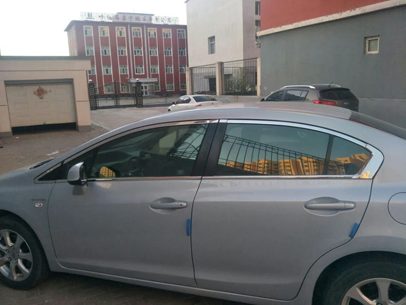 Оконные Планки из нержавеющей стали для honda civic 2011 2012 2013 2014 2015 седан 9 го