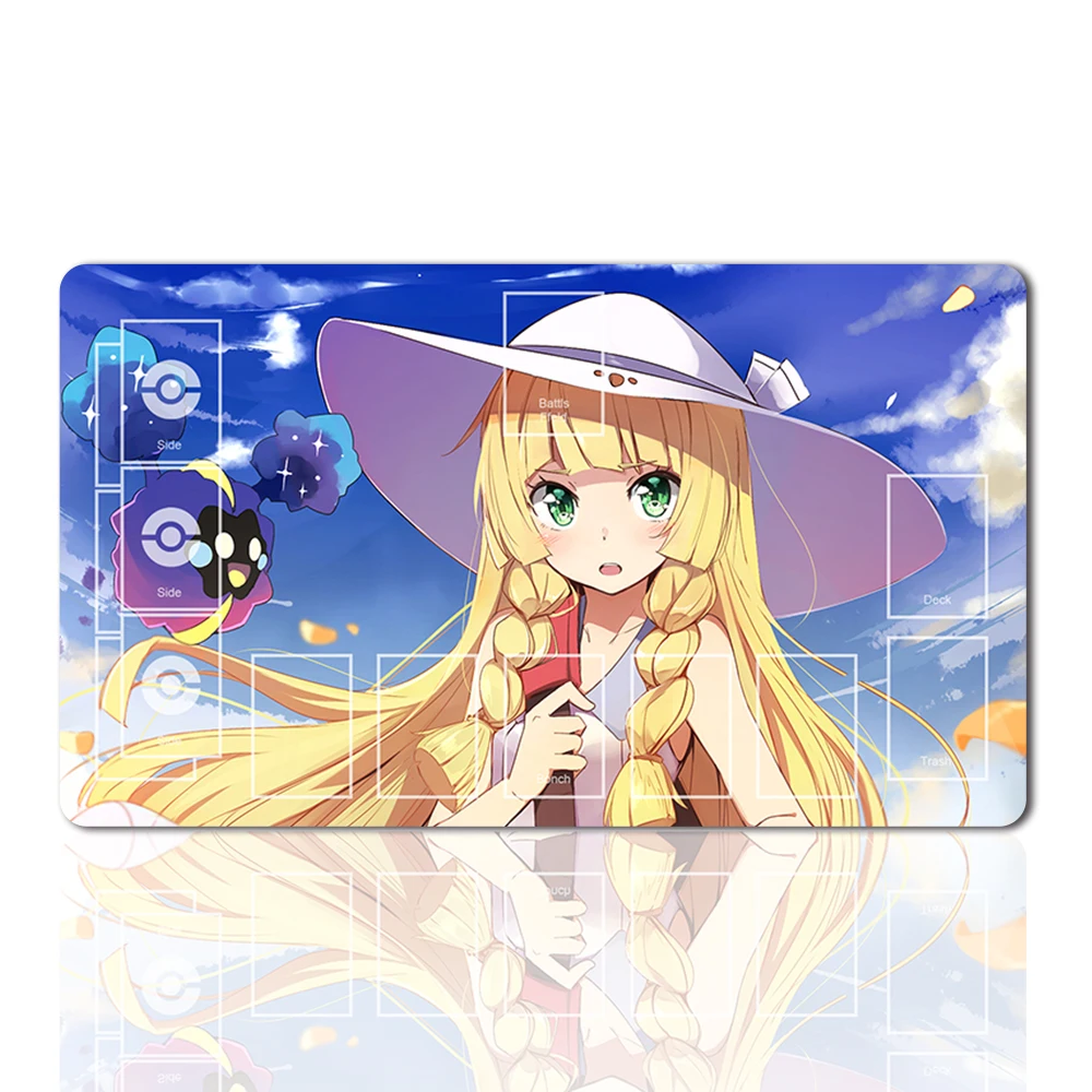 Игровой коврик для настольных игр с покемонами 772997 размер 60x35 см|Коврики мышей| |