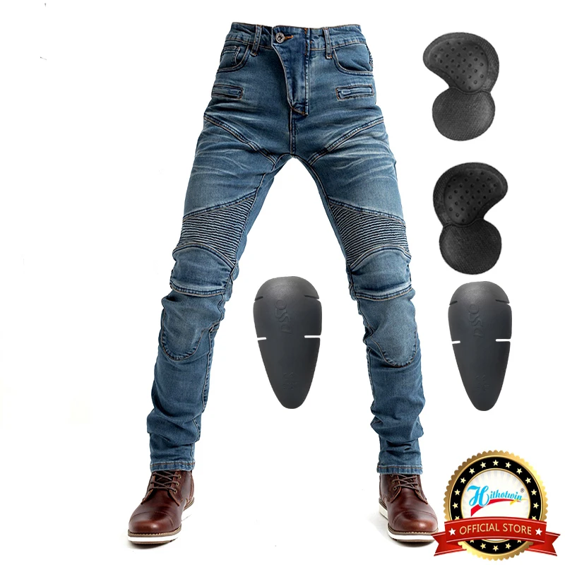 2021 Новый 718 мото брюки для мужчин джинсы Защитное снаряжение верховой езды Touring