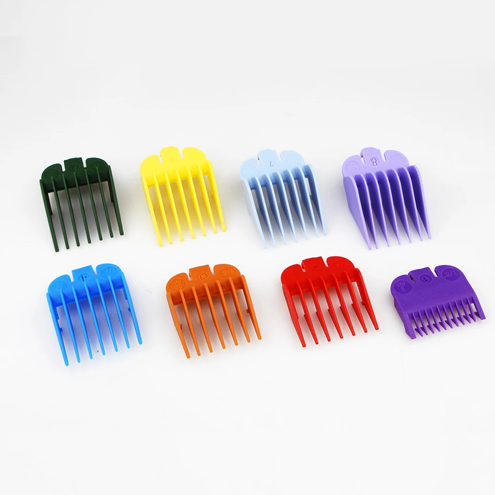 

8pcs Easy Use Practical Hair Styling Tools Hairstyle Salon DIY Hair Styling Tool Hair Cutting Limit Comb for Hairstyle Tool