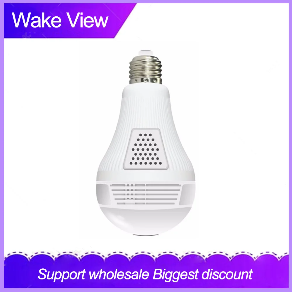 WakeView светодиодный светильник 960P Беспроводная панорамная Домашняя безопасность