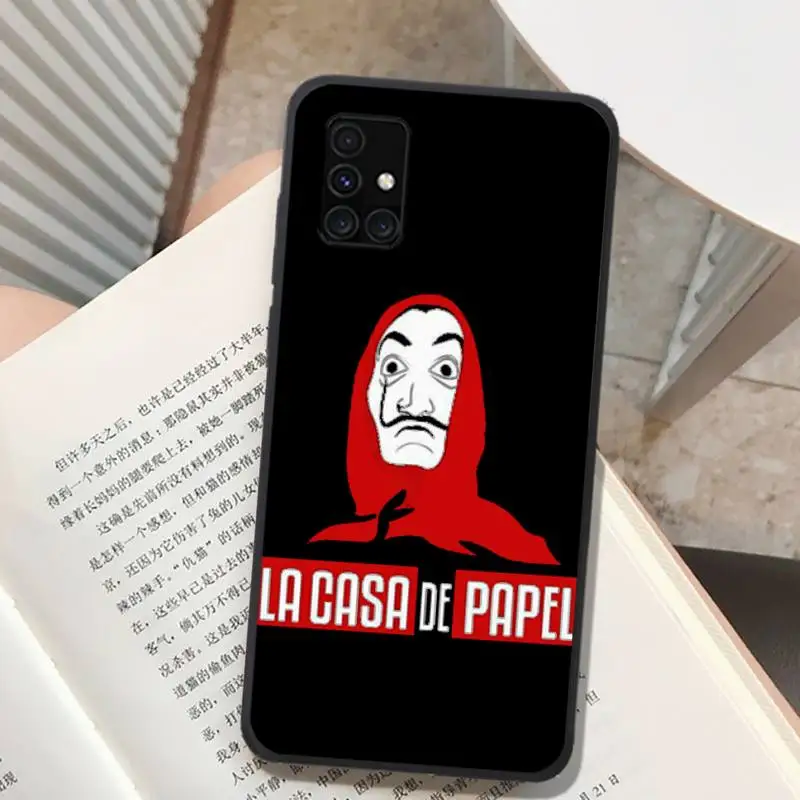 

Spain TV Money Heist House Paper La Casa de papel Phone Case for Samsung A91 01 10S 11 20 21 31 40 50 70 71 80 A2 CORE A10