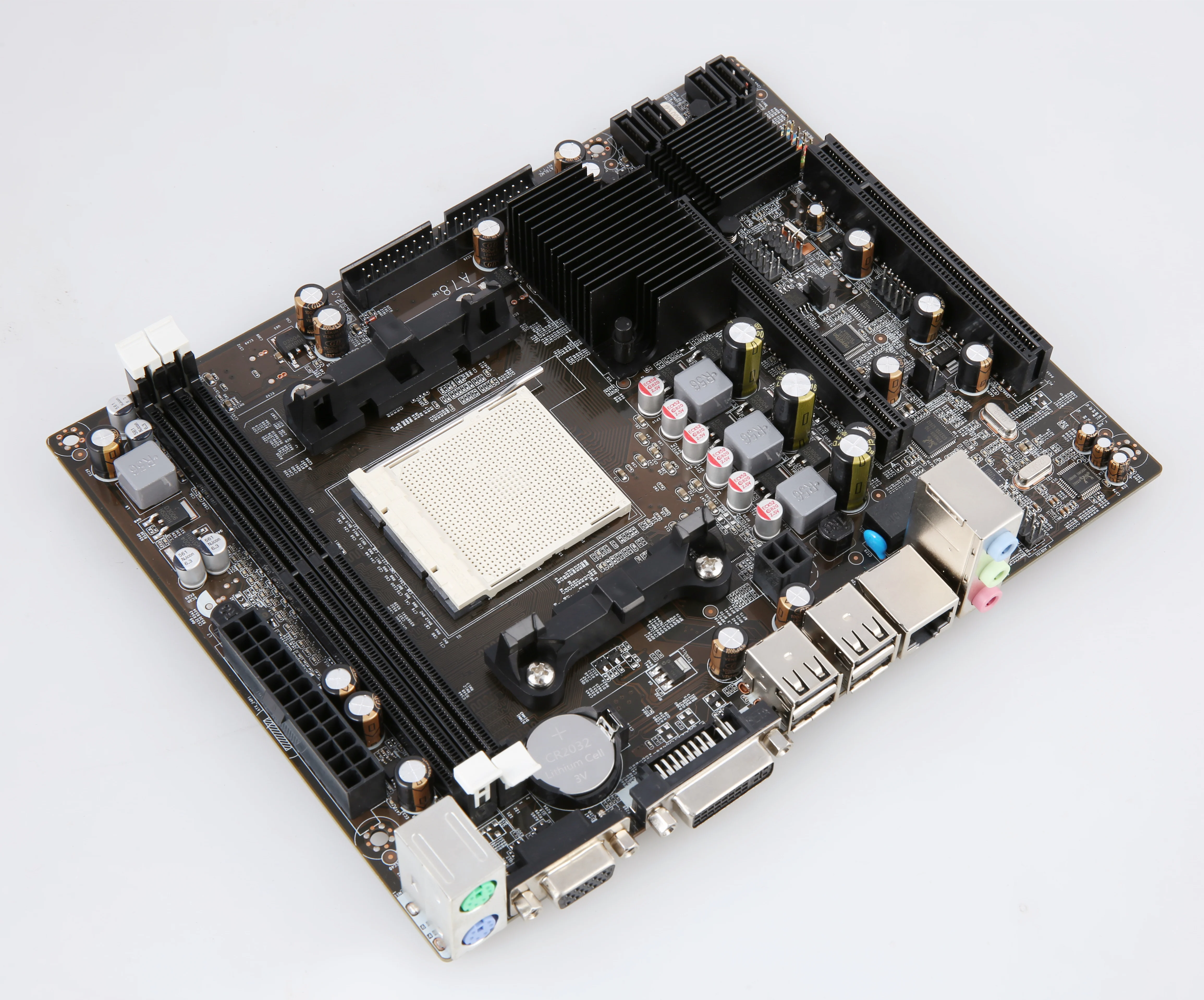 PCWINMAX AMD A780 материнская плата AM2 CPU 2xDDR2 двухканальная Поддержка VGA DVI|Материнские