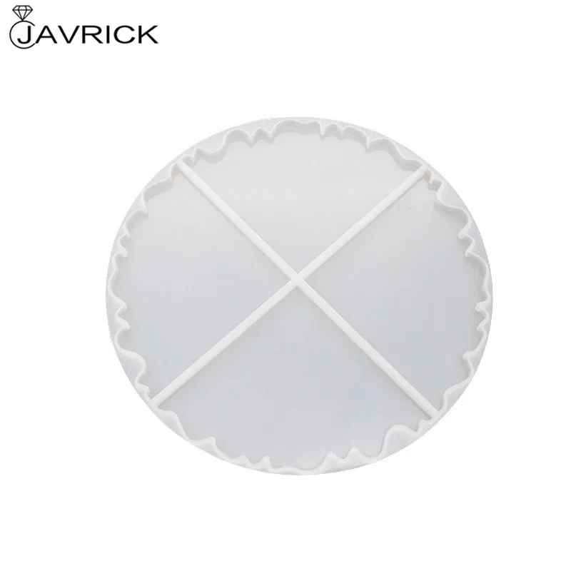 

Irregular Wave Round Coaster Silicone Resin Mold Epoxy Resin Jewelry Making