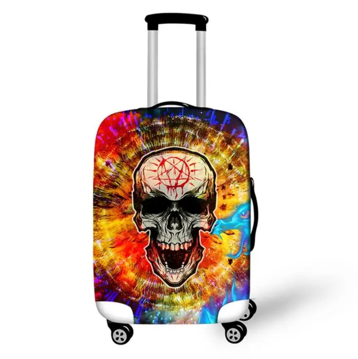 9 Wehyah спандекс чехол для чемодана Чехлы туристические аксессуары Хэллоуин Печатный пылезащитный чехол 18-32 ''защитный чехол ZY134 - Цвет: 9