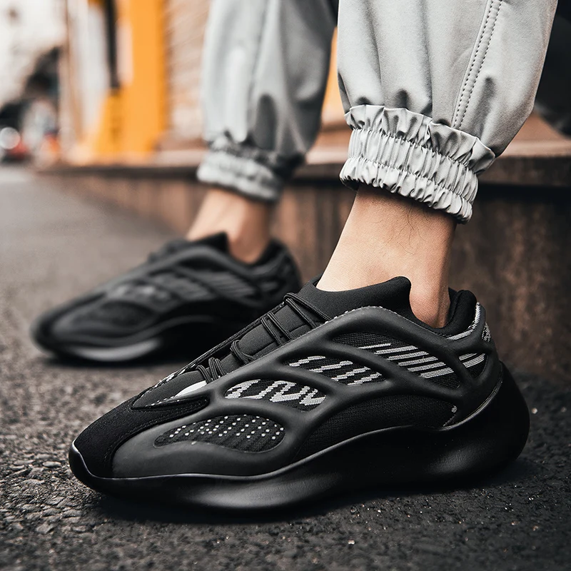

2020 Fashion Men Shoes Casual Shoes Male Spring Sneakers Lace-up Flats Breathable Running Sporty Chunky Sneaker