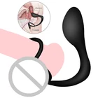 Мужской мастурбатор G-Spot массажер простаты Анальная пробка насосы Стимулятор клитора для взрослых Анальная пробка интимные игрушки для женщин мужчин пар