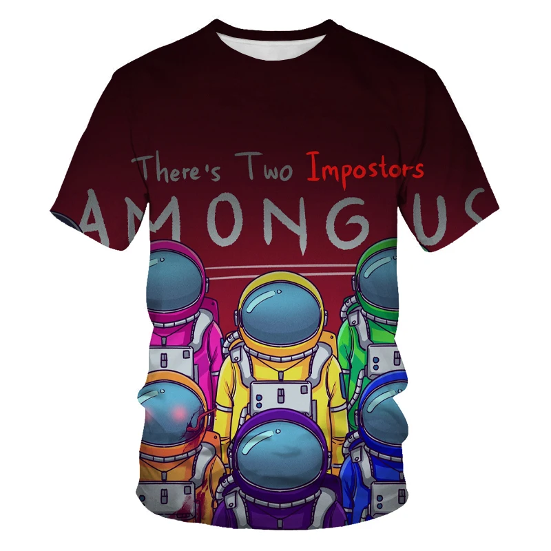 

New O-neck Cute Cartoon Unisex T-shirt Kids Summer Summer Short Sleeve 3D Printed Anime T-Shirt Boy Fun Tops for Teenagers