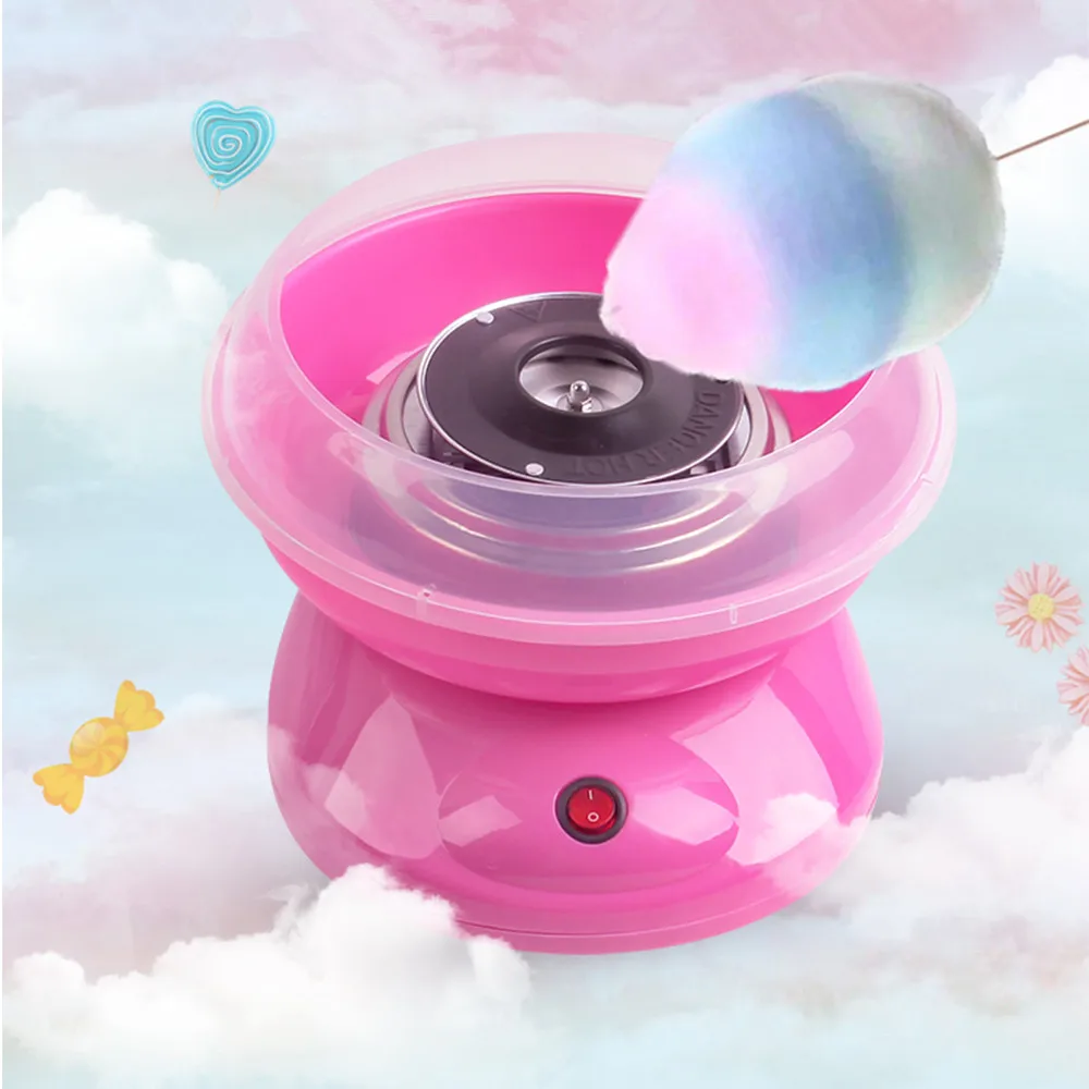 

DIY Electric Cotton Candy Machine Maker Portable Sweet Candy Floss Machine Children's Gifts for Birthday Parties Celebrations