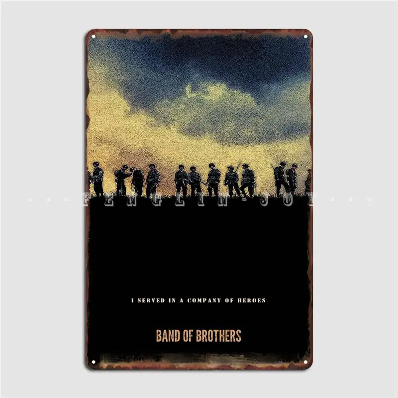 

Band Of Brothers Metal Plaque Poster Pub Retro Cave Pub Plates Tin Sign Poster