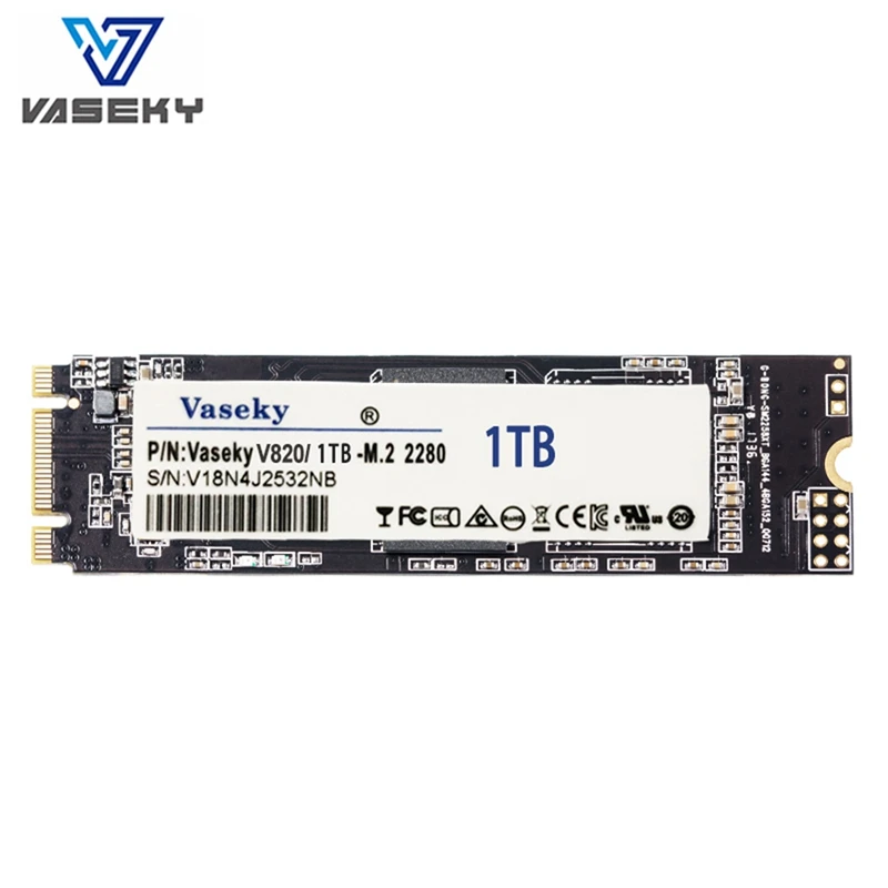 

Внутренний жесткий диск Vaseky 1 ТБ SSD M.2 NGFF SSD M.2 2280 SSD SATAIII 6 Гбит/с, твердотельные накопители для настольных ПК и ноутбуков
